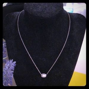 Kendra Scott Elisa Silver Short Pendant Necklace